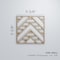 Ekena Millwork Small Gilcrest Decorative Fretwork Wood Wall Panels, Hickory, 11 3/8"W x 11 3/8"H x 3/8"T WALW12X12X0375GCTHI - alternate 3